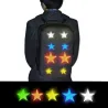 PegatinasAdhesivo en forma de estrella - reflectante - autoadhesivo - para coche / moto / tejido