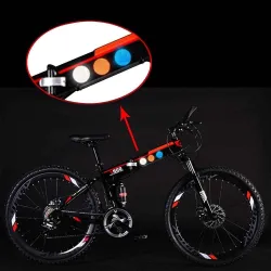 Autocollant réfléchissant rond - auto-adhésif - pour voiture / moto / vélo / tissu