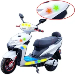 Autocollant réfléchissant rond - auto-adhésif - pour voiture / moto / vélo / tissu