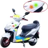 Autocollant réfléchissant rond - auto-adhésif - pour voiture / moto / vélo / tissu