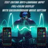 Ansiktsbytande mask - fullfärgs LED - smart APP-kontroll - glödande - Halloween - festivaler