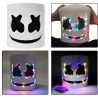 LED luminous face mask - head helmet - marshmello - Halloween - festivalsMasks