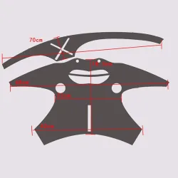 Anime Tokyo Ghoul Kaneki Ken - ansiktsmask - Halloween - festivaler
