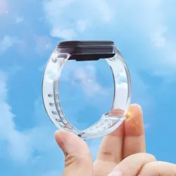 Przezroczysty pasek - bransoletka - do zegarka Xiaomi Mi Band 5 - 3/4Inteligentne zużycie