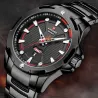 NAVIFORCE - luksuriøs sportsklokke - Quartz - kalender - vanntett