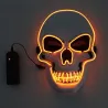 LED gezichtsmasker - gloeiende schedel - Halloween - festivalsMaskers
