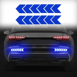 PegatinasFlecha reflectante - pegatina autoadhesiva - seguridad - advertencia - para coches / motos / bicicletas / ropa