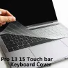 Housse de protection en silicone pour clavier MacBook Pro 13/15 (A1706, A1989, A1707)