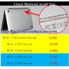 Housse de protection en silicone pour clavier MacBook Pro 13/15 (A1706, A1989, A1707)