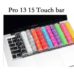 Housse de protection en silicone pour clavier MacBook Pro 13/15 (A1706, A1989, A1707)