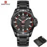 NAVIFORCE - montre de sport de luxe - Quartz - calendrier - étanche