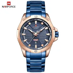 NAVIFORCE - luksuriøst sportsur - Quartz - kalender - vandtæt