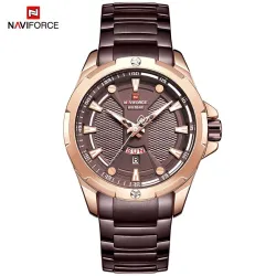NAVIFORCE - luksuriøs sportsklokke - Quartz - kalender - vanntett
