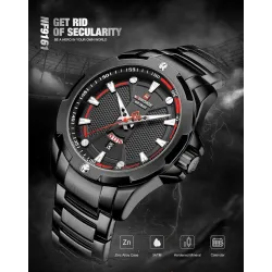 NAVIFORCE - montre de sport de luxe - Quartz - calendrier - étanche