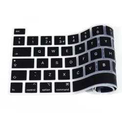 Capa protetora do teclado - silicone macio - layout da UE - para Macbook Pro 13