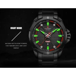 NAVIFORCE - luksuriøs sportsklokke - Quartz - kalender - vanntett