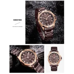 NAVIFORCE - montre de sport de luxe - Quartz - calendrier - étanche