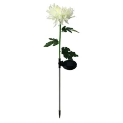 Lampe en forme de fleur de chrysanthème - lumière de jardin - solaire - LED - étanche