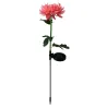 Lampe in Form einer Chrysantheme - Gartenleuchte - Solar - LED - wasserdicht