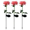 Chrysanthemum flower shaped lamp - garden light - solar - LED - waterproofSolar lighting