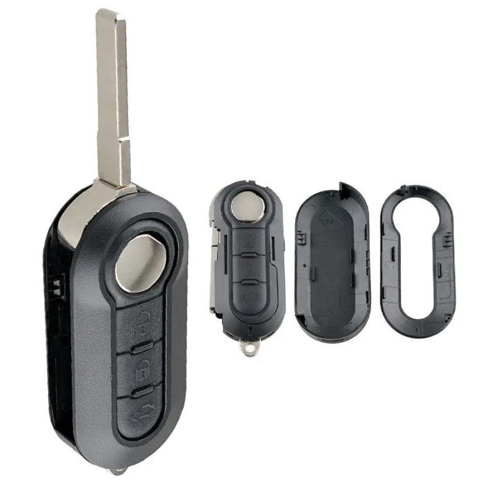 FIAT 500 - Portachiavi telecomando 3 pulsanti - scocca per Punto Panda Stilo Brava