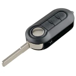 FIAT 500 - 3-knappers fjernnøkkelveske - skall for Punto Panda Stilo Brava