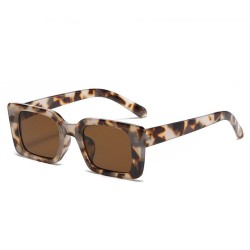 Fashionable small rectangle sunglasses - UV400 - unisex