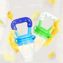Baby pacifier - fresh food feeder - juices - milk - silicone strainer net - 10 piecesBaby