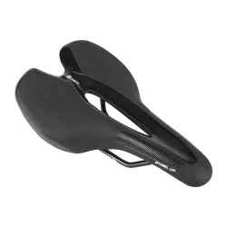 Selle de vélo avec feu arrière - cuir - chargement USB - étanche