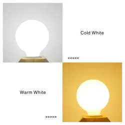 Ampoule LED Edison - verre laiteux - 5W - AC110V 220V - G80 - G95 - G125 - A60 - ST64