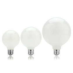 Lampadina LED Edison - vetro lattiginoso - 5W - AC110V 220V - G80 - G95 - G125 - A60 - ST64