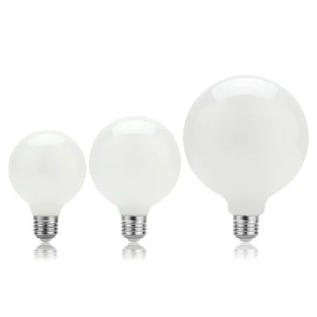 Lâmpada LED Edison - vidro leitoso - 5W - AC110V 220V - G80 - G95 - G125 - A60 - ST64