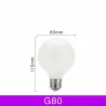 LED-Edison-Glühbirne - milchiges Glas - 5 W - AC110V 220V - G80 - G95 - G125 - A60 - ST64