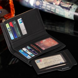 Portafoglio uomo piccolo - portamonete con cerniera - porta monete/carte di credito