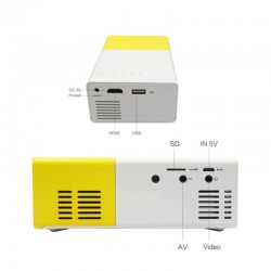 YG300 YG-300 Mini przenośny projektor LED - HDMI - kino domowe - multimediaProjektory