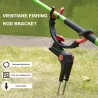 Cañas de pescarSoporte universal para cañas de pescar - plegable - ajustable en 360 grados