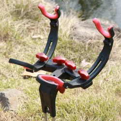 Suporte de vara de pesca universal - dobrável - ajustável em 360 graus