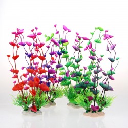 Kolorowa plastikowa trawa - roślina - dekoracja akwariumDekoracje