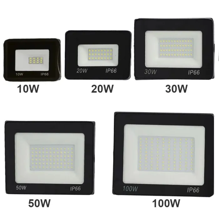 Projecteur LED - réflecteur étanche - phare de travail - 10W - 100W