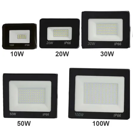 Projecteur LED - réflecteur étanche - phare de travail - 10W - 100W