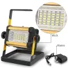 LED projektør - bærbar reflektor - arbejdslys - genopladelig - vandtæt - 50W