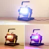 LED floodlight - portable reflector - work light - rechargeable - waterproof - 50WFloodlights