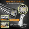 Barre lumineuse LED - 3 rangées - faisceau combo - étanche - pour voiture / tracteur / 4WD / camion / SUV / ATV - 12V - 24V