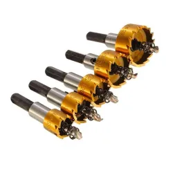 BINOAX - HSS bor - spisser - metall / treboring - 16 / 18,5 / 20 / 25 / 30mm - 5 stk.