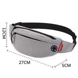 BolsasTINYAT - Bolso multifunción de pecho / cintura / bandolera - con orificio para auriculares - resistente al agua