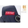 TINYAT - wielofunkcyjna torba na klatkę piersiową / pas / ramię - z otworem na gniazdo słuchawkowe - wodoodpornaTorebki
