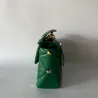 Luxe tas - met klinknagels / kettingriem / handvat - echt leerHandtassen