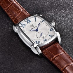 RelojesBENYAR - lujoso reloj de cuarzo - resistente al agua - correa de piel
