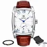 BENYAR - montre à quartz de luxe - étanche - bracelet en cuir