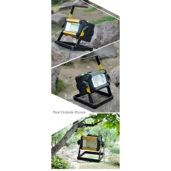 ReflectoresProyector LED - reflector portátil - luz de trabajo - recargable - impermeable - 50W
